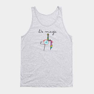 nerd, its magic Tank Top